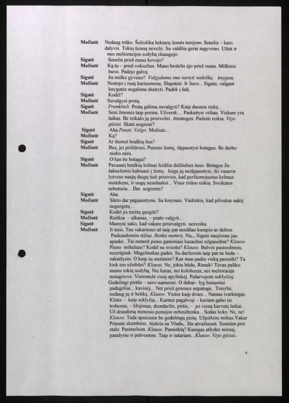 Žurnalisto, literato, vertėjo Kazimiero Pūro radijo pjesė „Gyvenimas ant kalno“