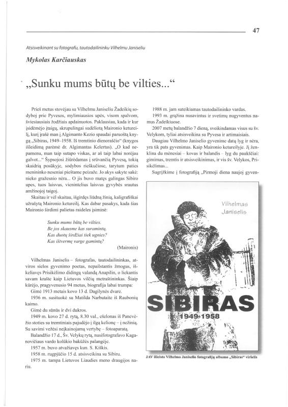 Šiaurietiški atsivėrimai : Pasvalio krašto istorijos ir kultūros žurnalas 2007, nr. 1 (22)