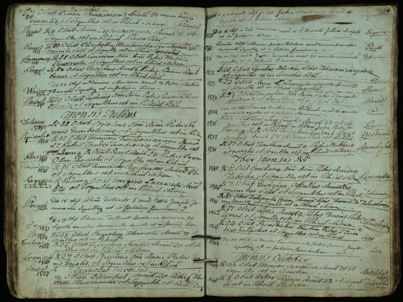 Pasvalio Romos katalikų parapijos bažnyčios 1794–1819 metų mirties metrikų knyga