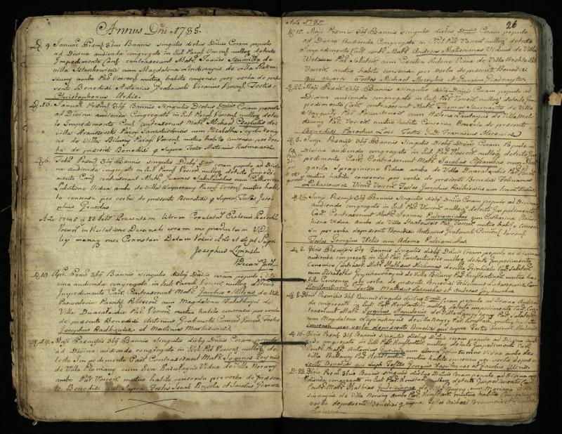 Vaškų (Konstantinavo) Romos katalikų parapijos bažnyčios 1766–1804 metų jungtuvių metrikų knyga