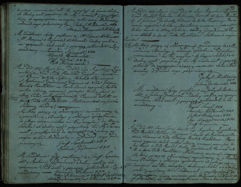 Pušaloto Romos katalikų parapijos bažnyčios 1810–1819 metų jungtuvių metrikų knyga