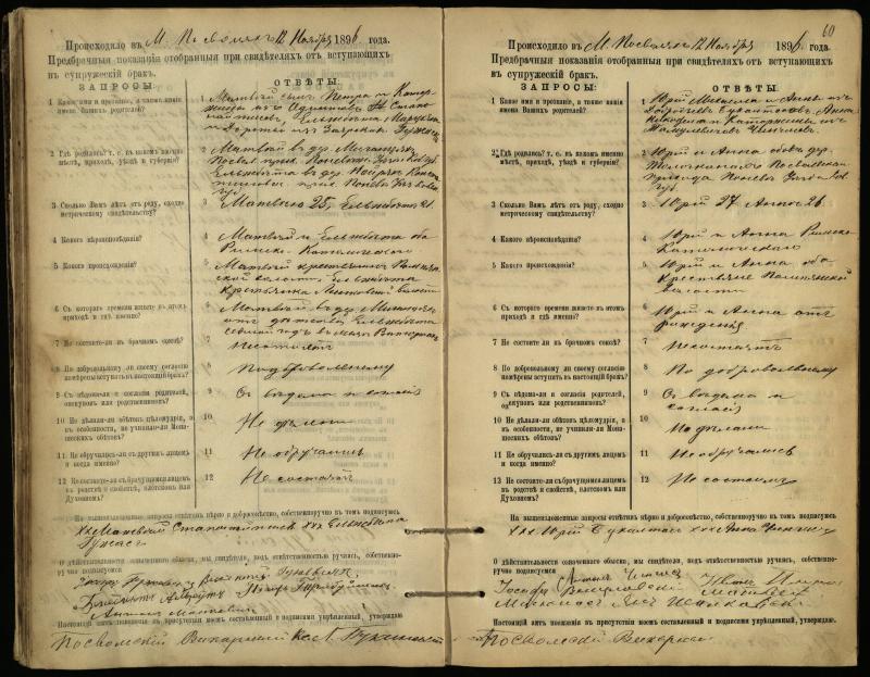 Pasvalio Romos katalikų parapijos bažnyčios 1894–1903 metų priešjungtuvinės apklausos knyga