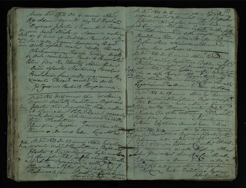 Pušaloto Romos katalikų parapijos bažnyčios 1802–1814 metų krikšto metrikų knyga
