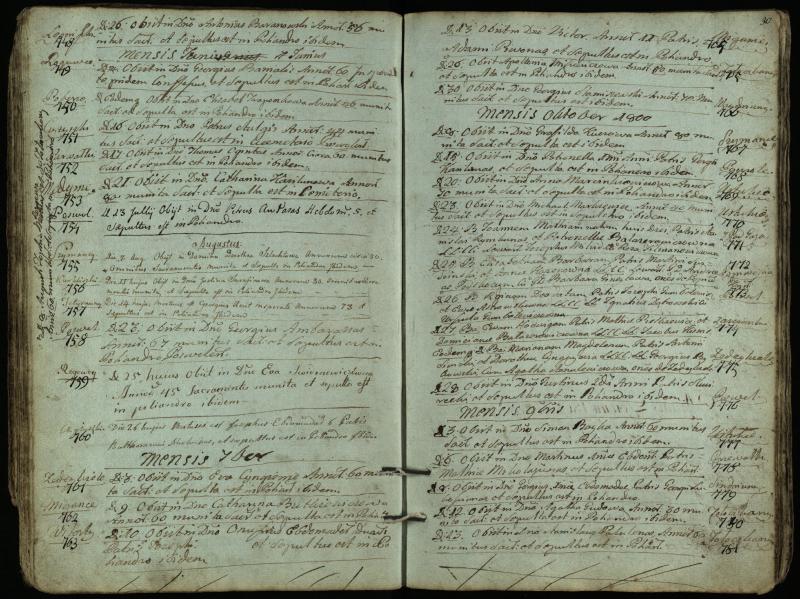 Pasvalio Romos katalikų parapijos bažnyčios 1794–1819 metų mirties metrikų knyga