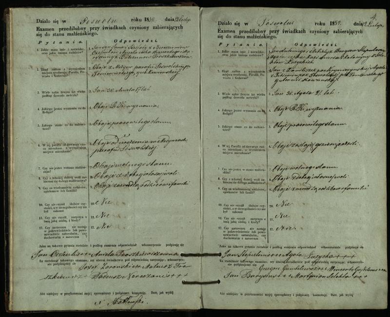 Pasvalio Romos katalikų parapijos bažnyčios 1859–1867 metų priešjungtuvinės apklausos knyga