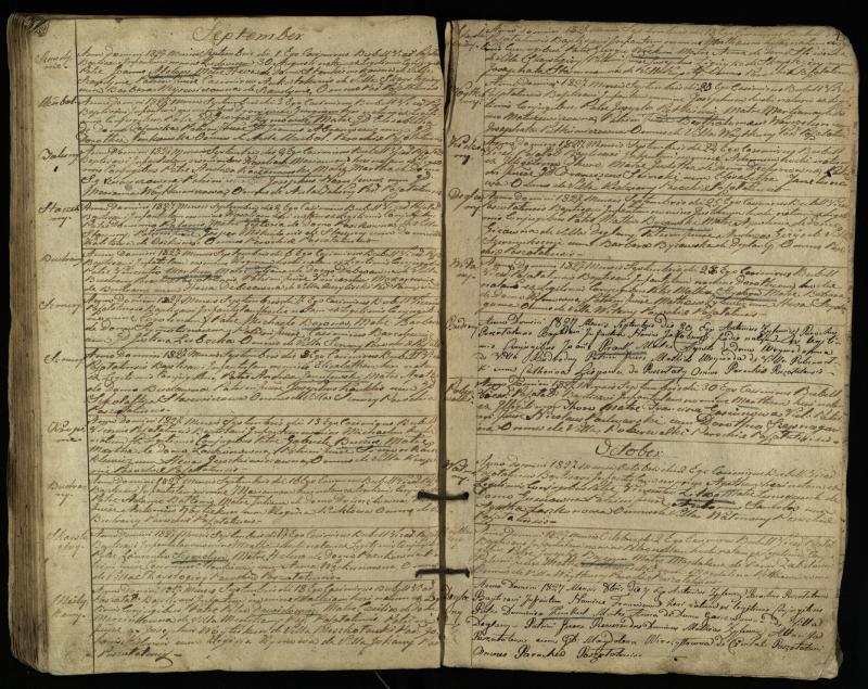 Pušaloto Romos katalikų parapijos bažnyčios 1822–1828 metų krikšto metrikų knyga