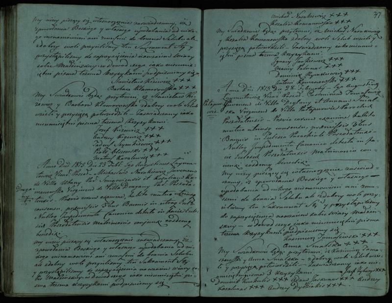 Pušaloto Romos katalikų parapijos bažnyčios 1810–1819 metų jungtuvių metrikų knyga