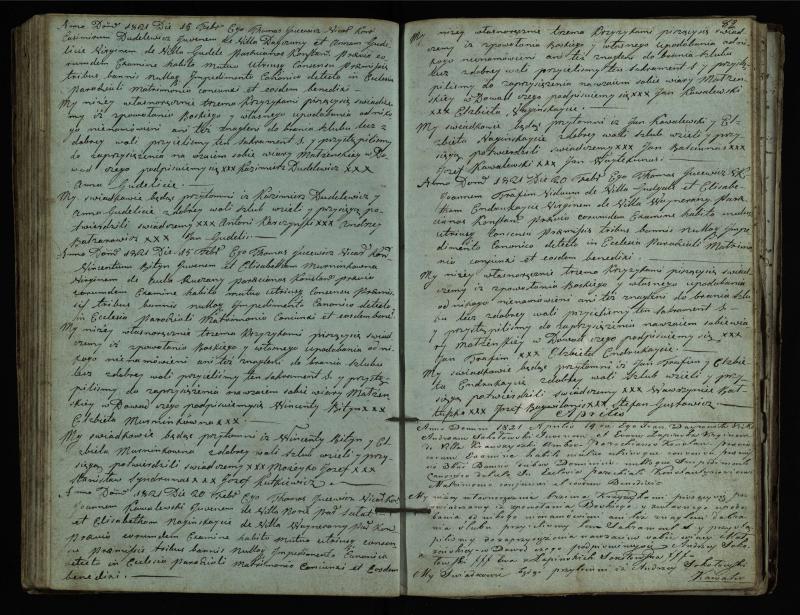 Vaškų (Konstantinavo) Romos katalikų parapijos bažnyčios 1809–1827 metų jungtuvių metrikų knyga