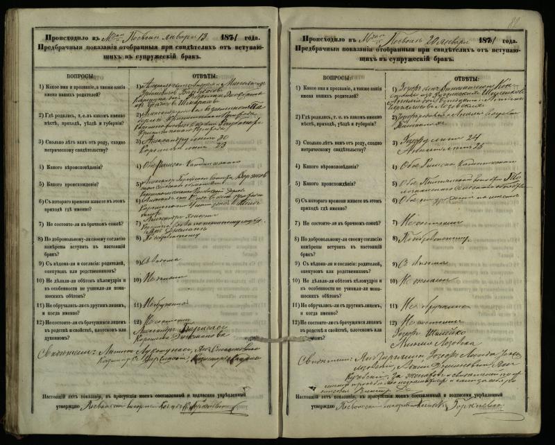 Pasvalio Romos katalikų parapijos bažnyčios 1876–1885 metų priešjungtuvinės apklausos knyga