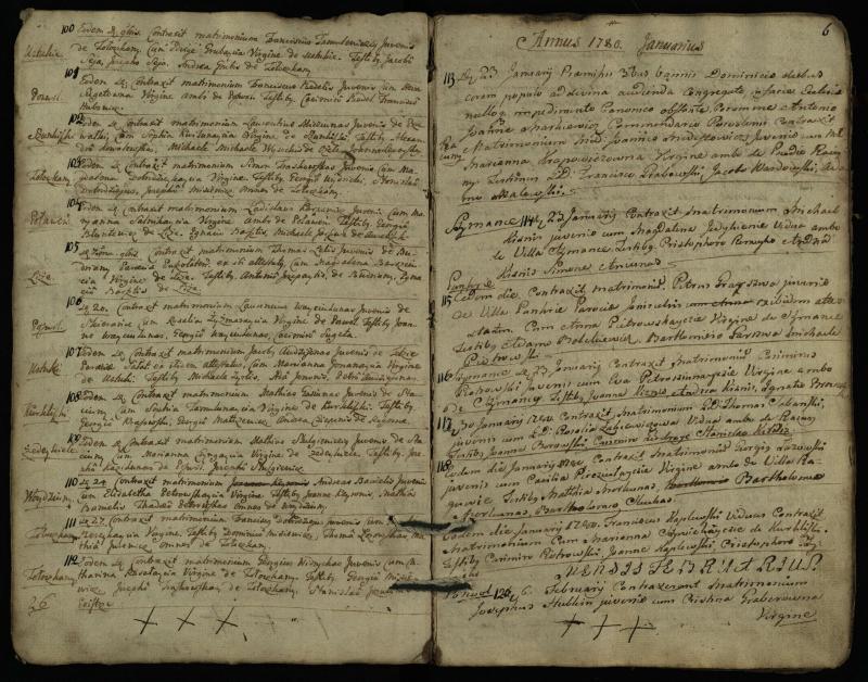 Pasvalio Romos katalikų parapijos bažnyčios 1776–1793 metų jungtuvių metrikų knyga