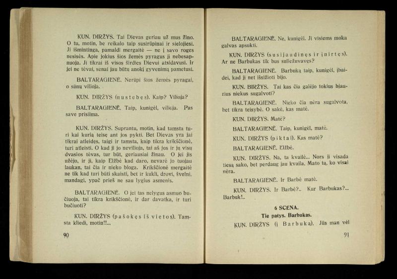 Kur laimė? : 5 veiksmų drama / J. Dobilas. – Kaunas: autoriaus leidinys, 1930. – 165, [1] p.