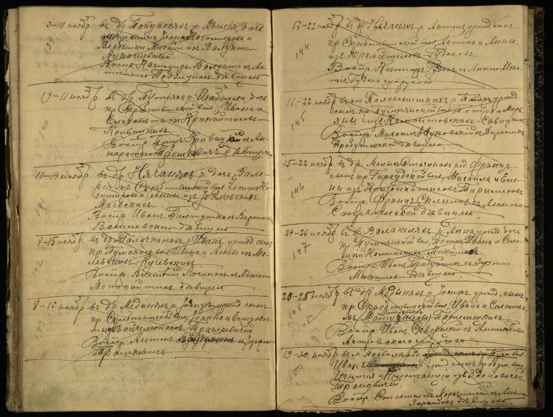 Pasvalio Romos katalikų parapijos bažnyčios 1909–1918 metų krikšto metrikų juodraštis