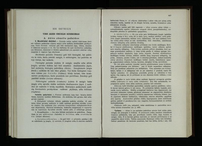 Akių ligų vadovas / Petras Avižonis. – Kaunas: Medicinos fakultetao leidinys, 1940. – VIII, 841, [2] p., 18 iliustr. lap.