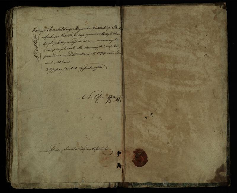 Pušaloto Romos katalikų parapijos bažnyčios 1835–1846 metų krikšto metrikų knyga