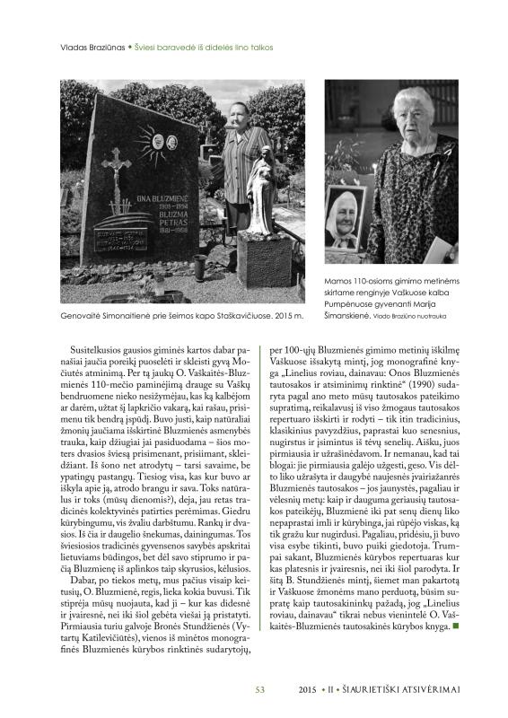 Šiaurietiški atsivėrimai : Pasvalio krašto istorijos ir kultūros žurnalas 2015, nr. 2 (39)