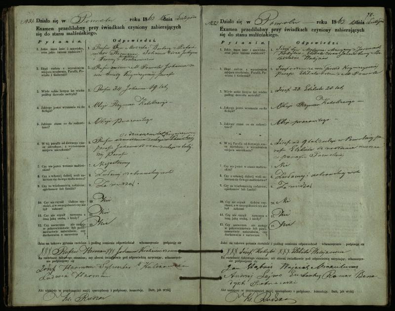 Pasvalio Romos katalikų parapijos bažnyčios 1859–1867 metų priešjungtuvinės apklausos knyga