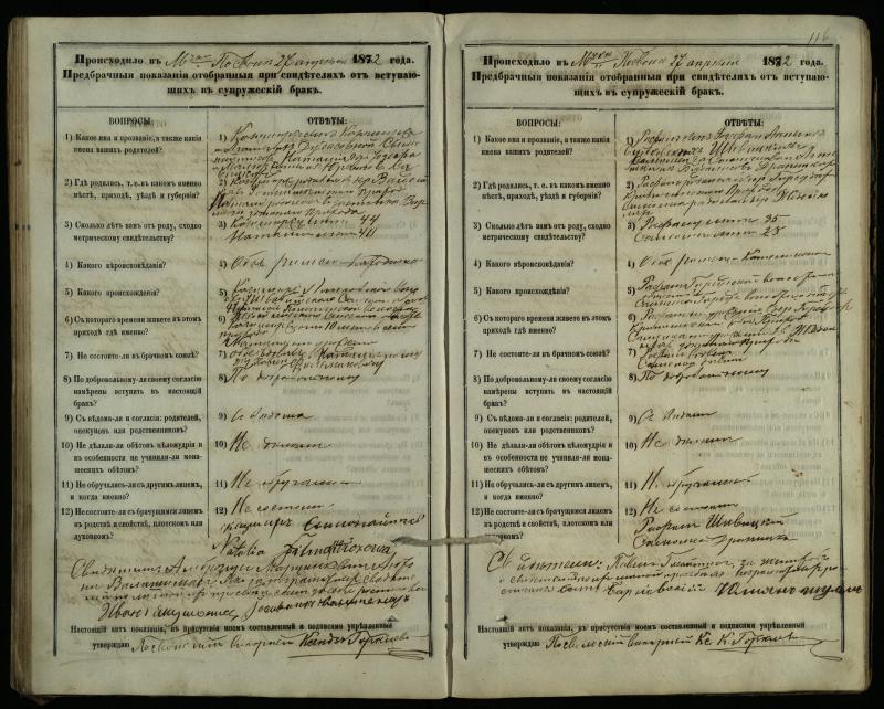 Pasvalio Romos katalikų parapijos bažnyčios 1876–1885 metų priešjungtuvinės apklausos knyga