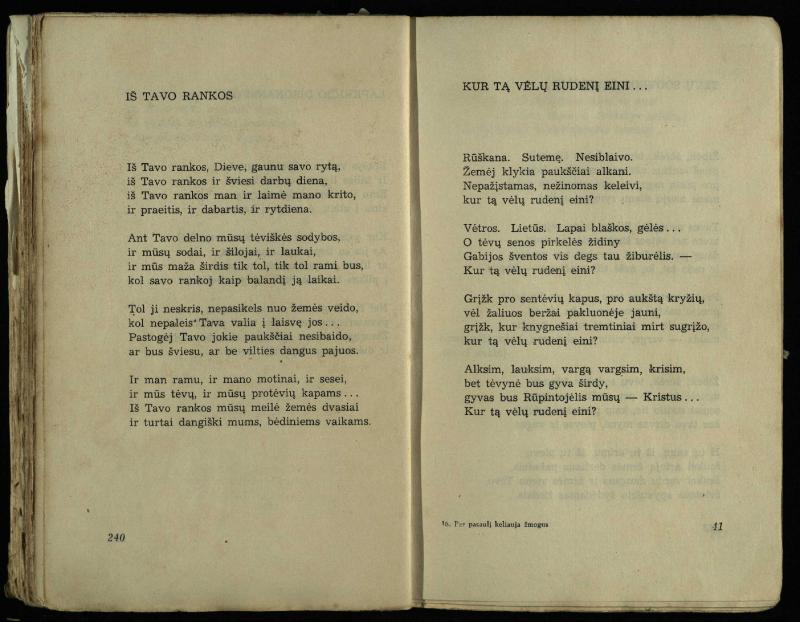 Per pasaulį keliauja žmogus : rinktinė poezija