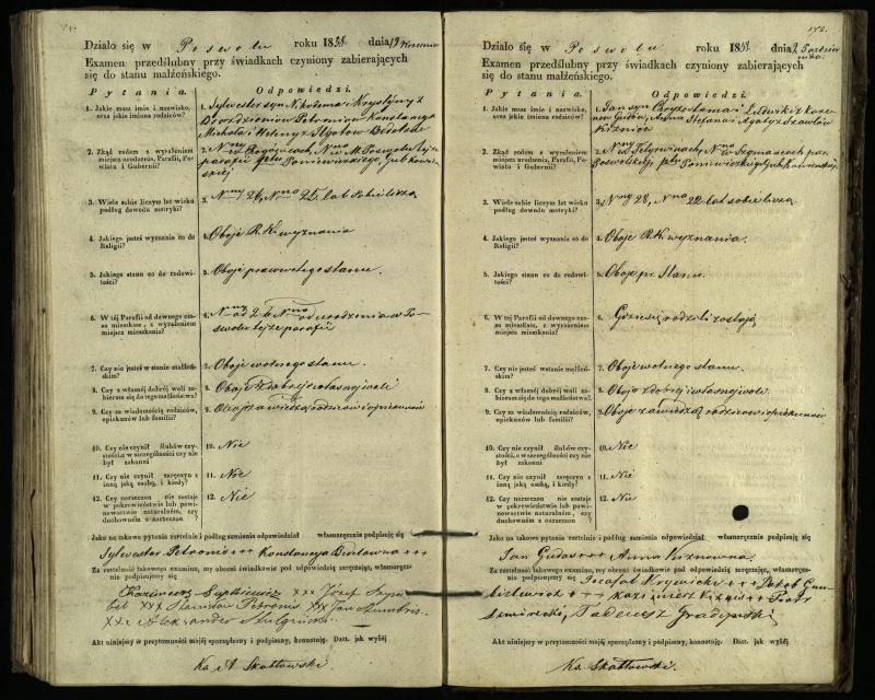 Pasvalio Romos katalikų parapijos bažnyčios 1849–1859 metų priešjungtuvinės apklausos knyga