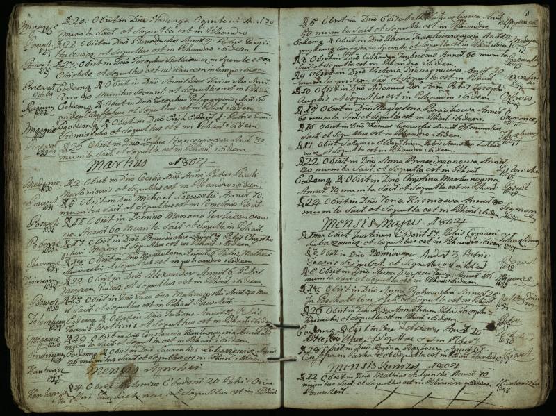 Pasvalio Romos katalikų parapijos bažnyčios 1794–1819 metų mirties metrikų knyga