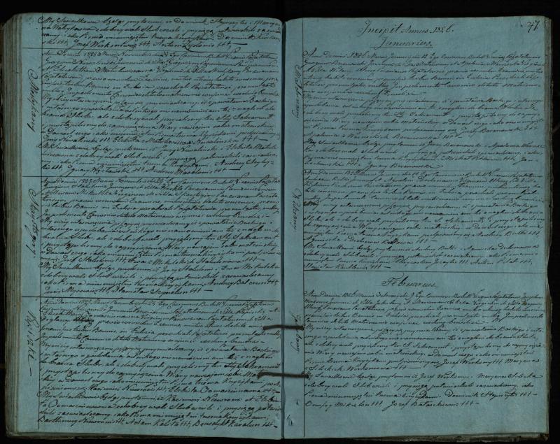 Pušaloto Romos katalikų parapijos bažnyčios 1819–1827 metų jungtuvių metrikų knyga