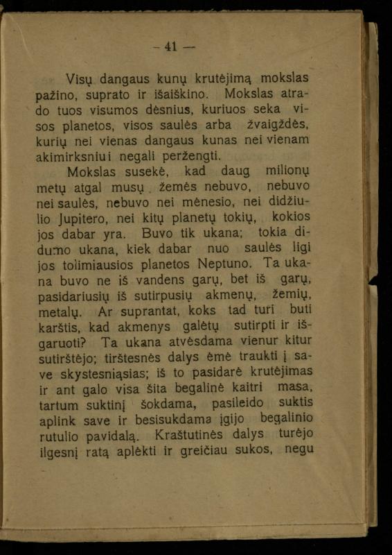 Žemė ir žmogus / med. d-ras P. Avižonis. – Antra pataisyta laida. – Voronežas: Lietuvos reikalų komisariato Kultūros ir švietimo skyrius, 1918. – 68 p.