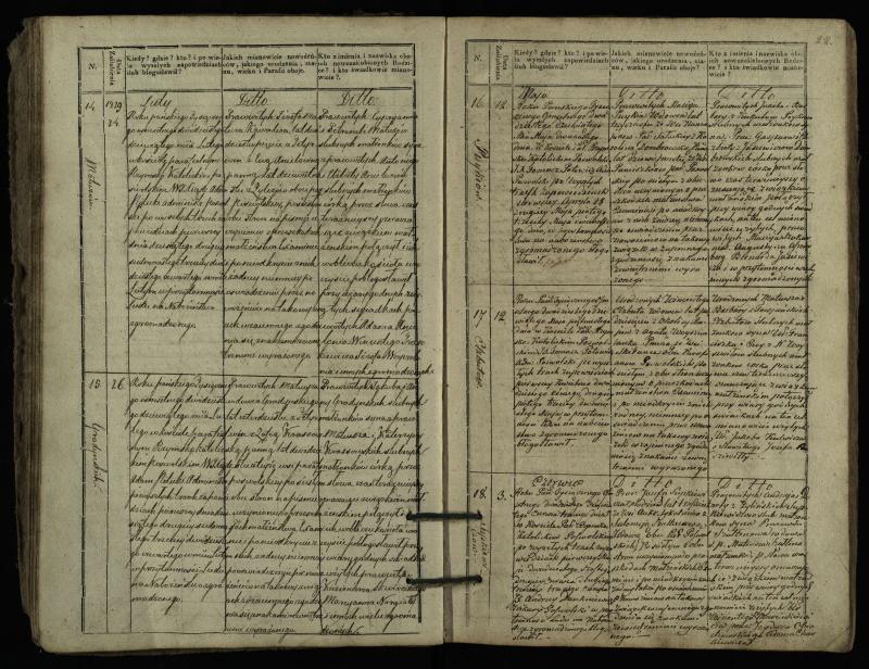 Pasvalio Romos katalikų parapijos bažnyčios 1827–1837 metų jungtuvių metrikų knyga