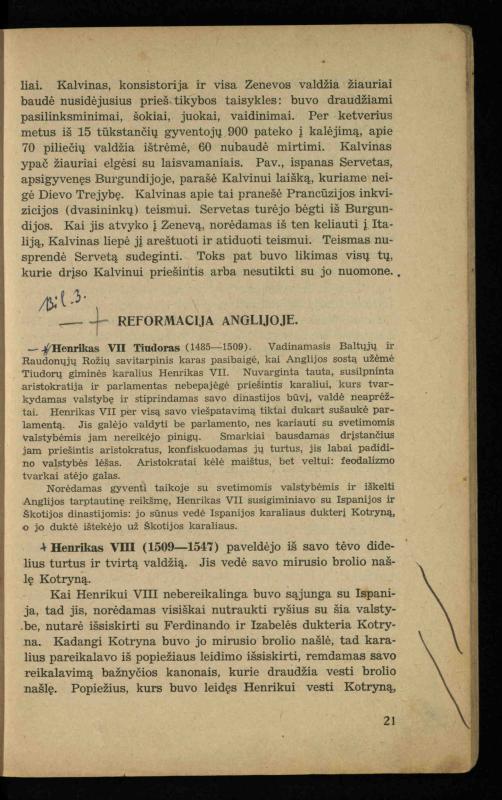 Naujųjų amžių istorija: vadovėlis vidurinėms mokykloms / K. Kliuksinas. – Kaunas: Sakalas, 1936. – 160 p.