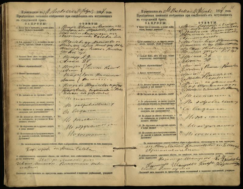 Pasvalio Romos katalikų parapijos bažnyčios 1894–1903 metų priešjungtuvinės apklausos knyga
