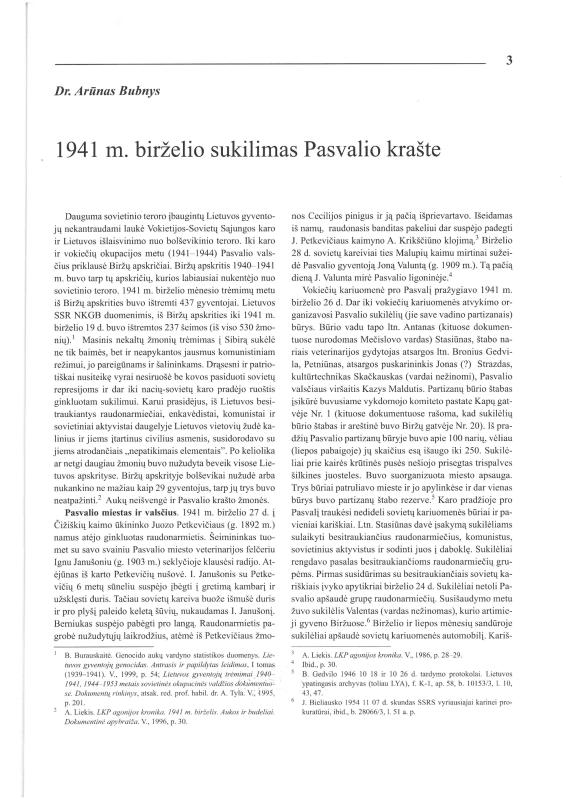 Šiaurietiški atsivėrimai : Pasvalio krašto istorijos ir kultūros žurnalas 2006, nr. 1 (20)