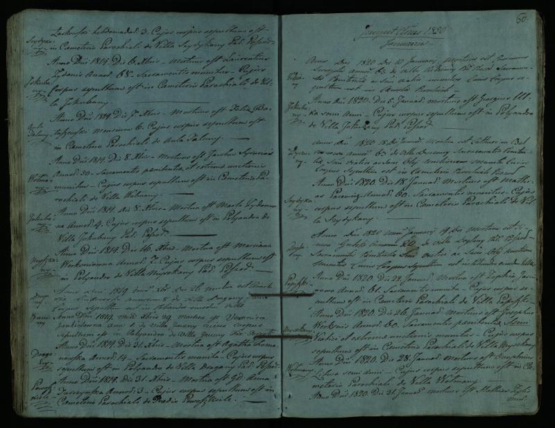 Pušaloto Romos katalikų parapijos bažnyčios 1810–1827 metų mirties metrikų knyga