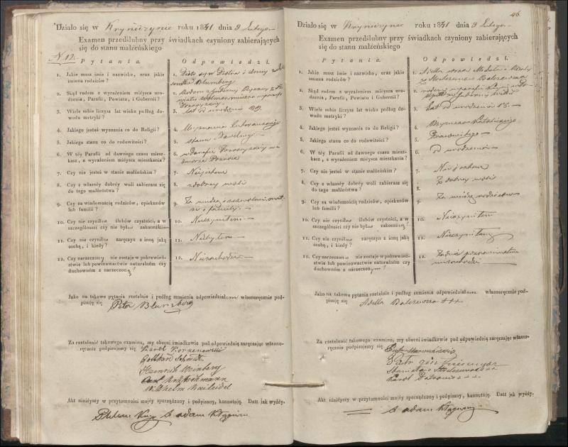 Krinčino Romos katalikų parapijos bažnyčios 1840–1844 metų priešjungtuvinės apklausos knyga