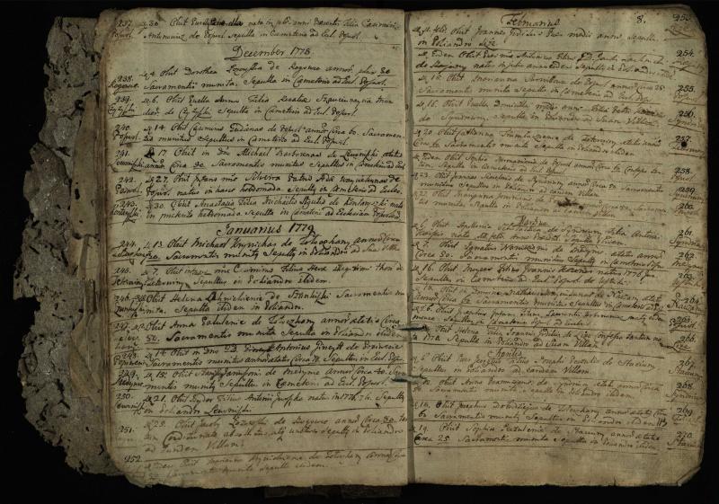 Pasvalio Romos katalikų parapijos bažnyčios 1776–1788 metų mirties metrikų knyga