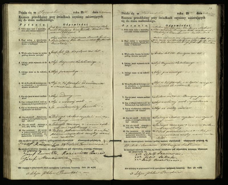 Pasvalio Romos katalikų parapijos bažnyčios 1849–1859 metų priešjungtuvinės apklausos knyga