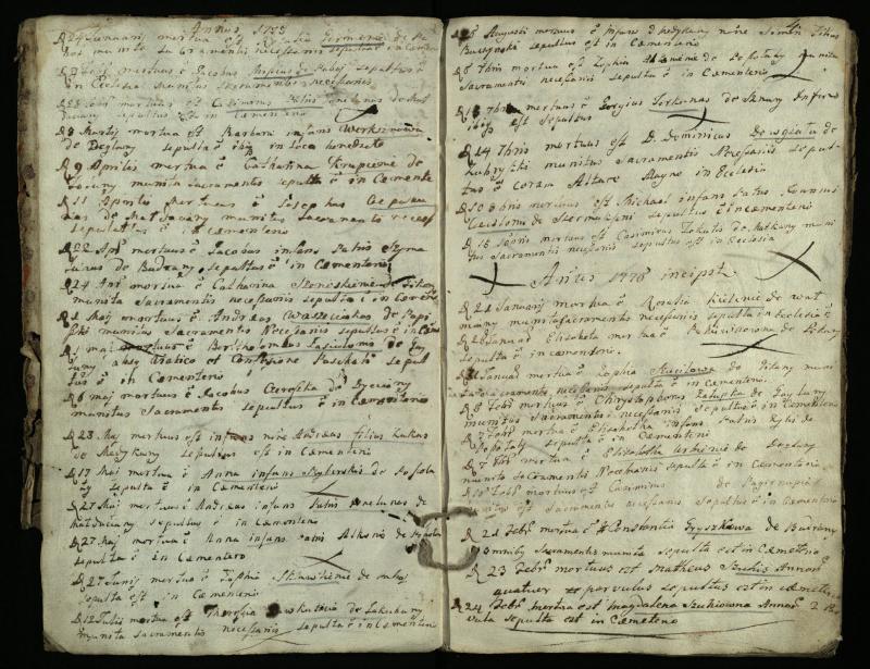 Pušaloto Romos katalikų parapijos bažnyčios 1772–1785 metų mirties metrikų knyga