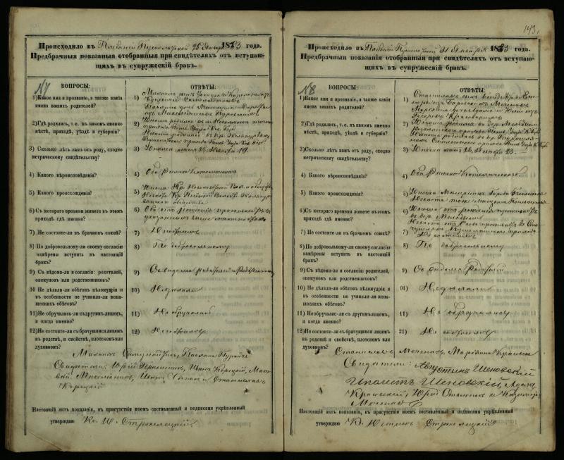 Pušaloto Romos katalikų parapijos bažnyčios 1878–1883 metų priešjungtuvinės apklausos knyga