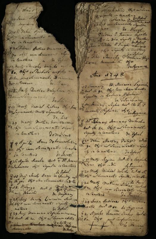 Pasvalio Romos katalikų parapijos bažnyčios 1744–1776 metų mirties metrikų knyga