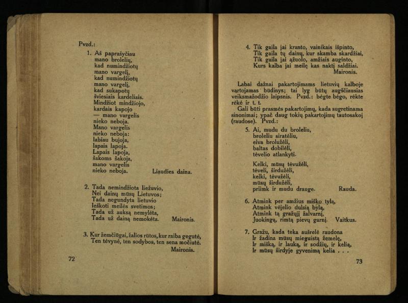 Literatūros teorija : vadovėlis aukštesniosioms mokykloms / K. Bizauskas. – 3 -ias leid. – Kaunas, 1922. – 199 p.
