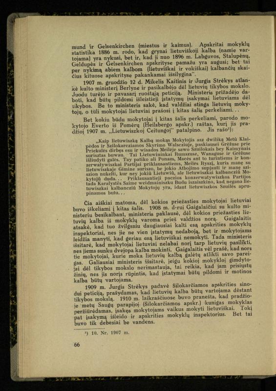 Mažosios Lietuvos mokyklos ir lietuvių kova dėl gimtosios kalbos / Ansas Bruožis; redagavo Vincas Vileišis. – Kaunas: Didž. ir Maž. Lietuvos kultūr. bendradarbiavimo s-gos Finansų m-jos tarnautojų skyriaus leidinys, 1935. – 94, [2] p.