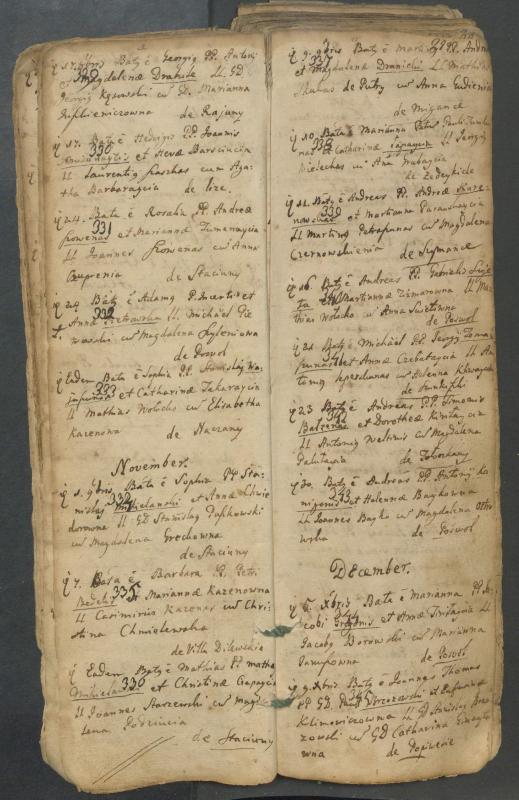 Pasvalio Romos katalikų parapijos bažnyčios 1749–1772 metų krikšto metrikų knyga