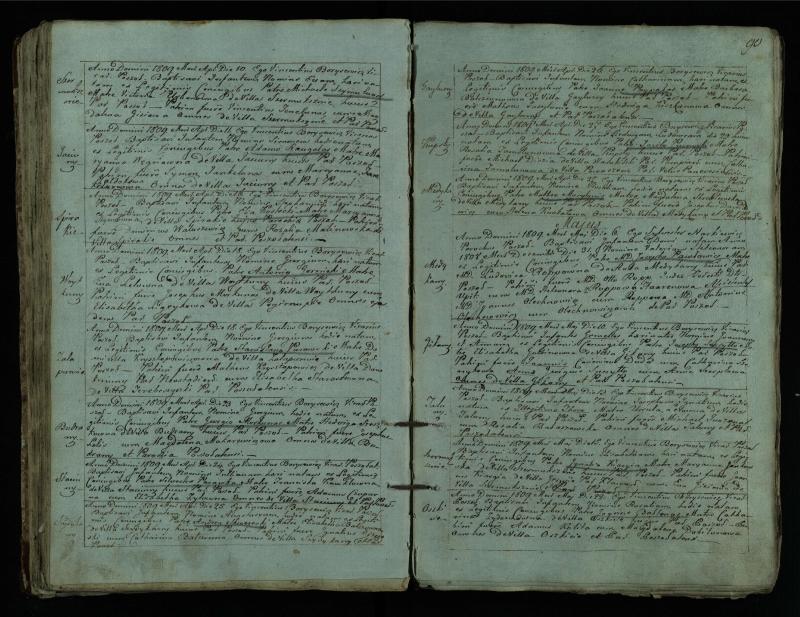 Pušaloto Romos katalikų parapijos bažnyčios 1802–1814 metų krikšto metrikų knyga