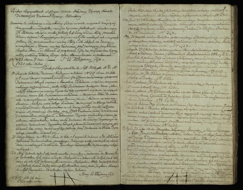 Pasvalio Romos katalikų parapijos bažnyčios 1825–1839 metų jungtuvių metrikų knyga, susirašinėjimai