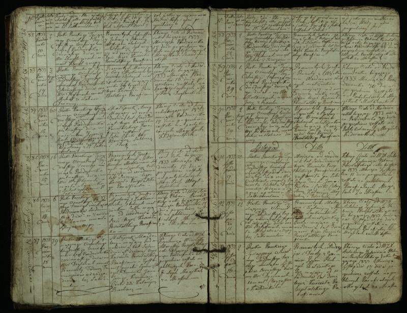 Pušaloto Romos katalikų parapijos bažnyčios 1828–1834 metų mirties metrikų knyga