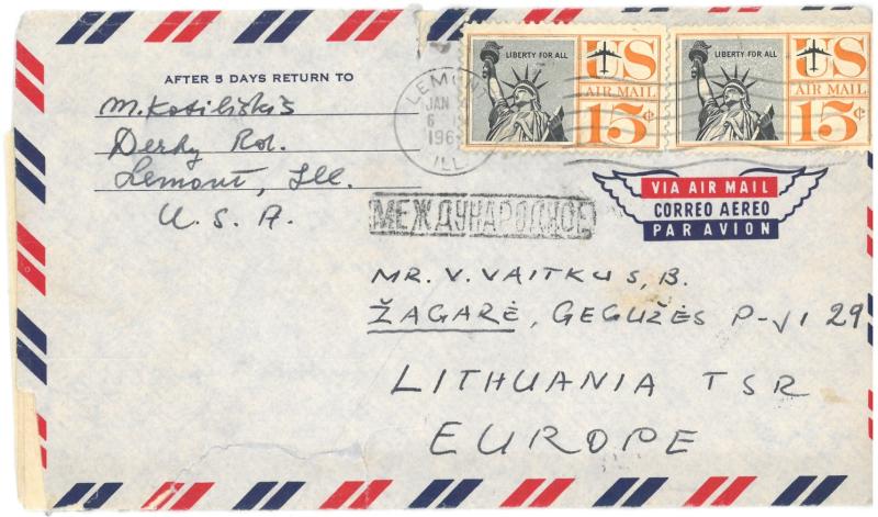 Mariaus Katiliškio 1962 m. sausio 1 d. laiškas sūnėnui Vytautui Vaitkui