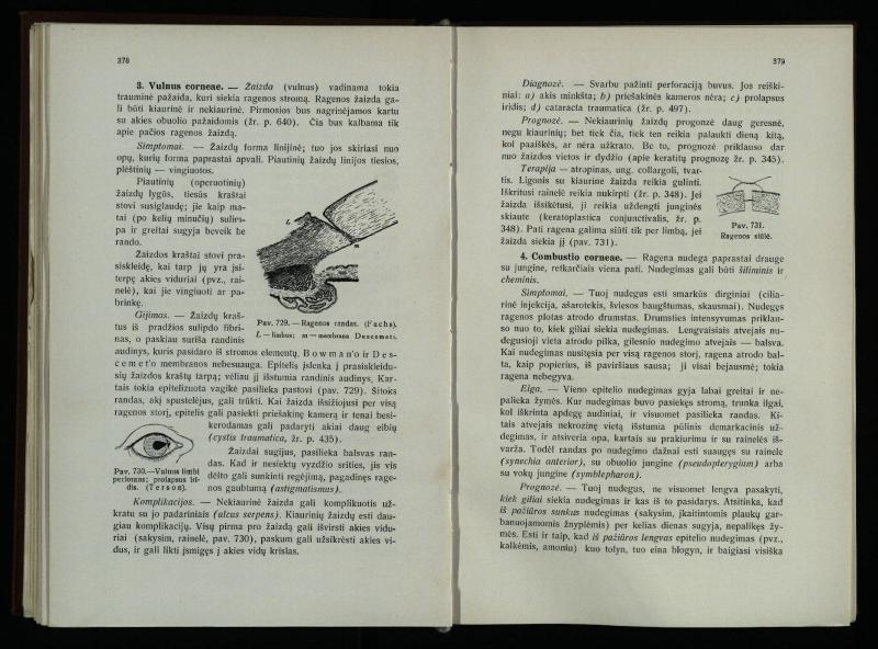 Akių ligų vadovas / Petras Avižonis. – Kaunas: Medicinos fakultetao leidinys, 1940. – VIII, 841, [2] p., 18 iliustr. lap.