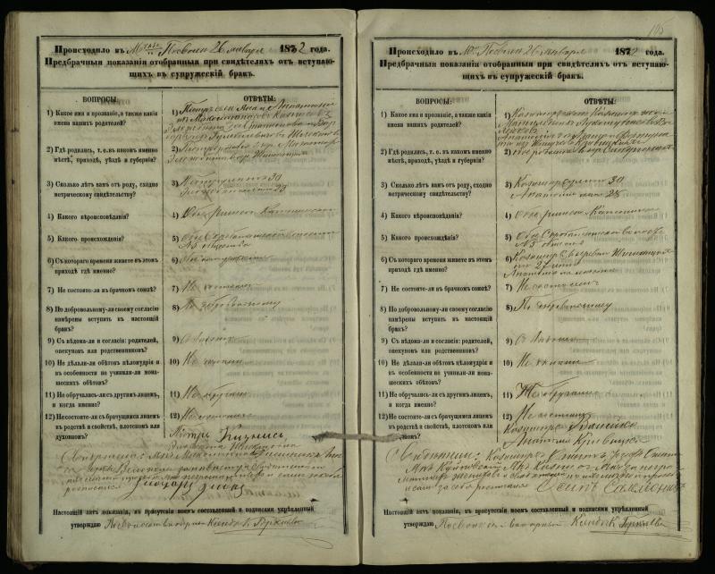 Pasvalio Romos katalikų parapijos bažnyčios 1876–1885 metų priešjungtuvinės apklausos knyga