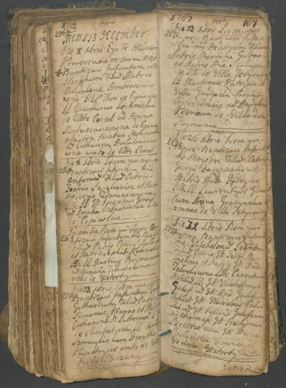 Pasvalio Romos katalikų parapijos bažnyčios 1749–1772 metų krikšto metrikų knyga