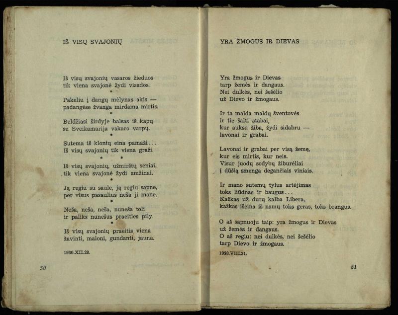 Per pasaulį keliauja žmogus : rinktinė poezija