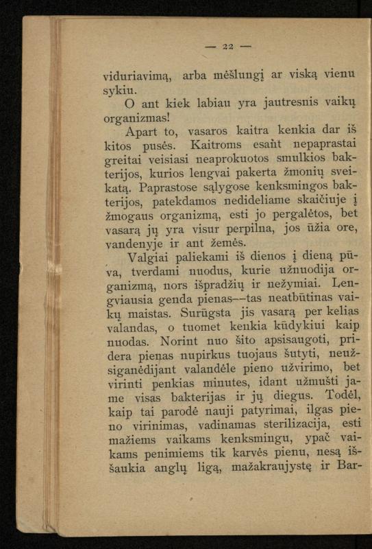 Kaip užsilaikyti pavasarį, vasarą, rudenį ir žiemą / [Otto Gotthilf Traenhart]; pagal d-rą med. L. Volbergą sutaisė d-ras A. Vileišis. – [Vilnius]: [„Vilniaus žinių“ red.], 1906 (Vilnius: „Vilniaus žinių“ sp.). – 91, [1] p.