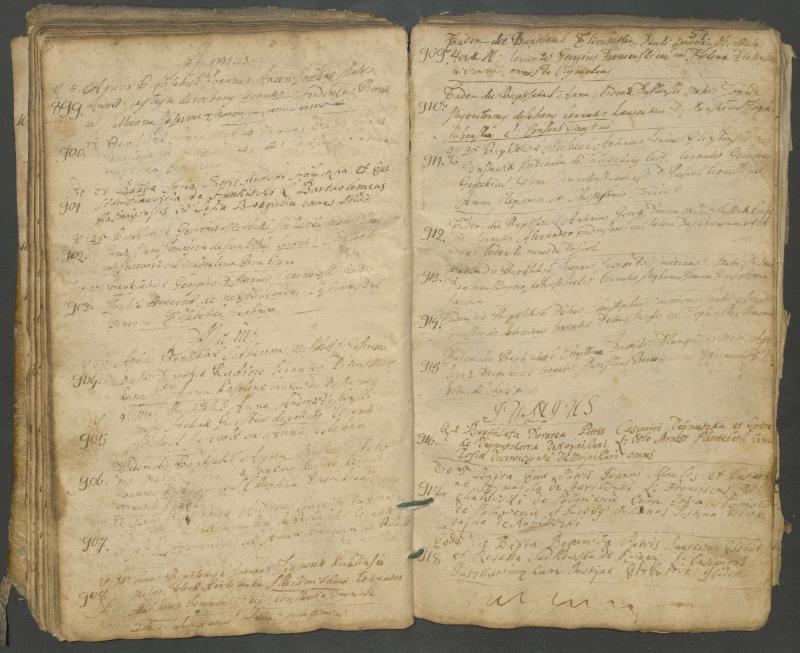 Pasvalio Romos katalikų parapijos bažnyčios 1703–1718 metų krikšto metrikų knyga